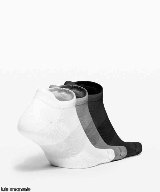 Lululemon Deutschland DELULU928 | Lululemon Deutschland White Daily Stride Niedrige Knöchelsocken 3er Pack